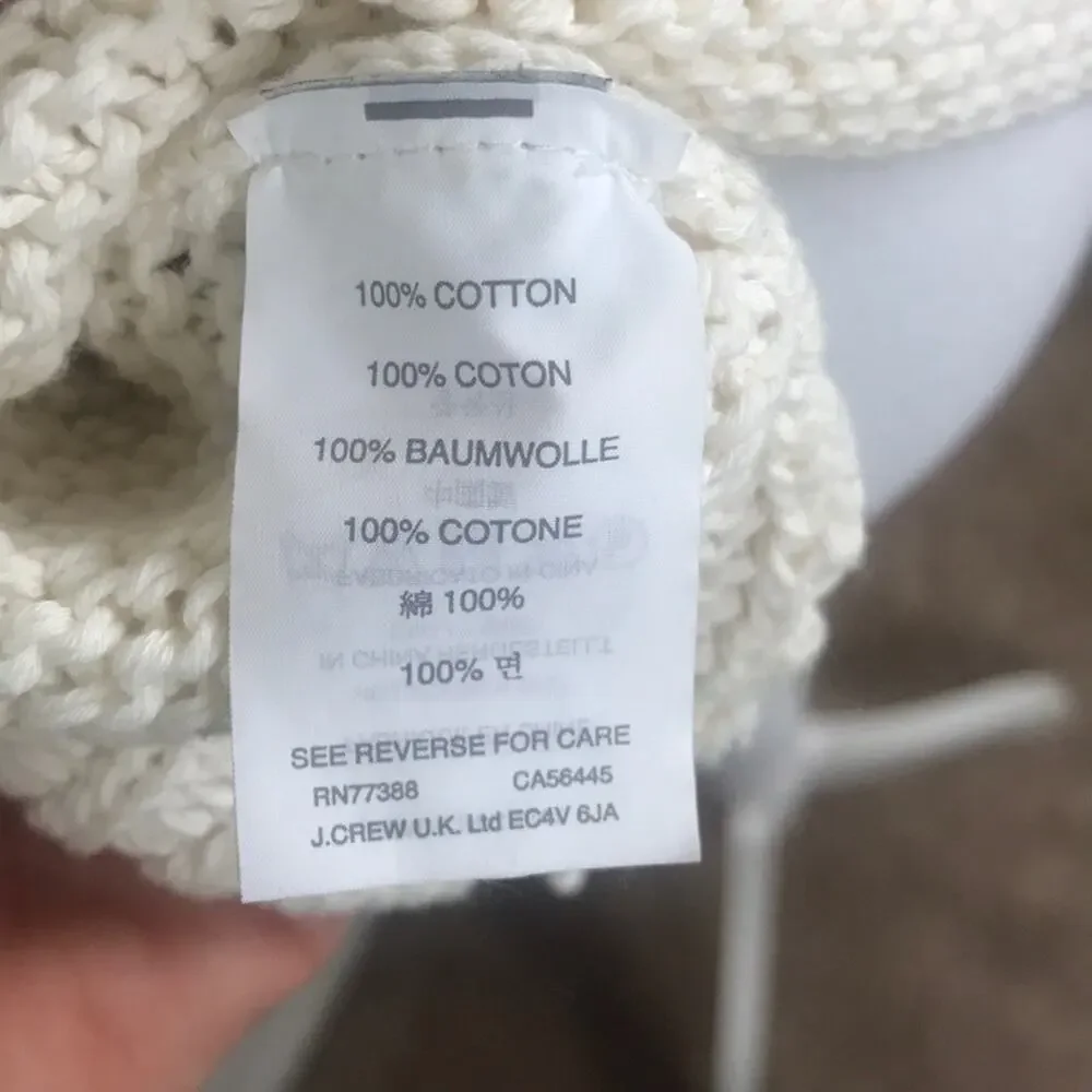 J. Crew‎ Short Sleeve Open Stitch Sweater.